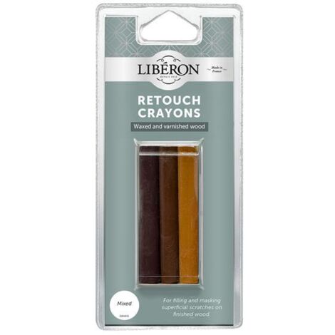 Liberon 126927 Retouch Crayons Mixed 3 Pack LIBRCAN