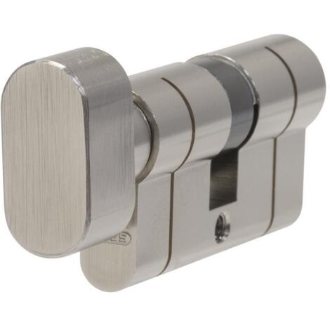ABUS KE50PS Euro Thumbturn Cylinder with 30mm / 30mm Length - Mechanical Security Lock Cylinder (1/2)
