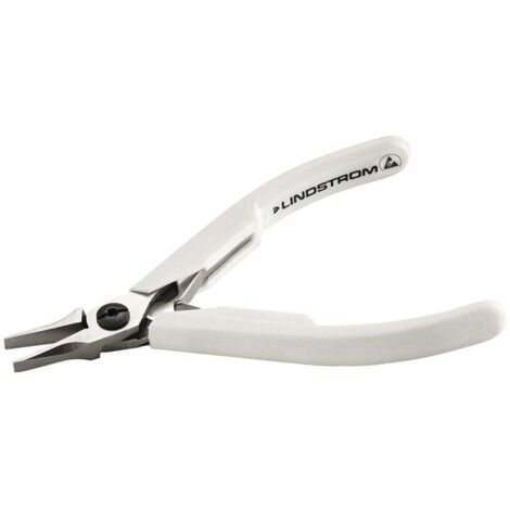 Lindström 7490 Anti-Static (ESD) Flat Nose Pliers, Straight, 120 mm, Made of Steel (1/3)