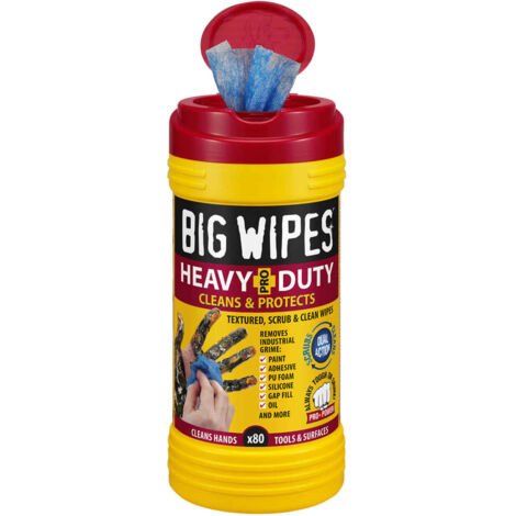 4X4 Heavy-Duty Cleaning Wipes Tub Of 80