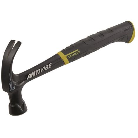 STANLEY® FatMax® AntiVibe All Steel Curved Claw Hammer 450g (16oz) STA151275