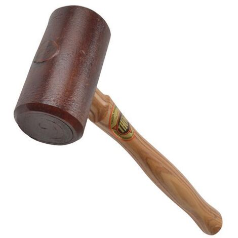 Thor Wood Shaft Rawhide Mallet – 11.99oz, Size 4, 340g Head, 50mm Diameter (1/3)