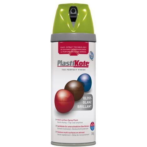 PlastiKote 021110 Twist & Spray Gloss April Green 400ml PKT21110