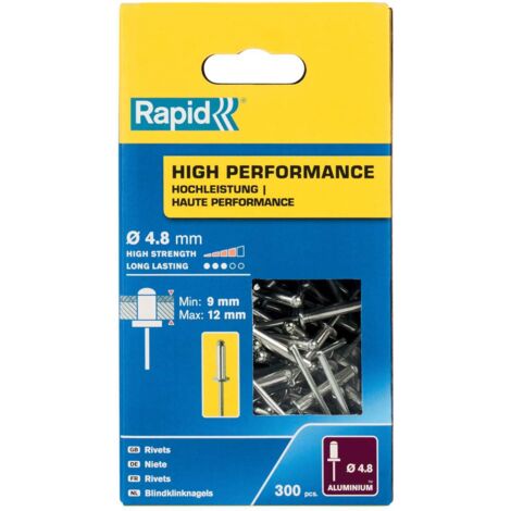 Rapid High Performance Rivets 4.8 x 16mm (Box of 300) - Model RPD5001438