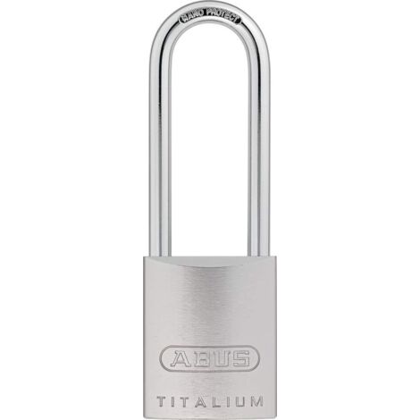 ABUS Mechanical 86TI/45mm TITALIUM™ Padlock Without Cylinder 80mm Long Shackle ABU86TI45LS