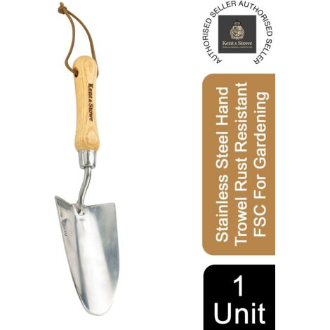 Kent & Stowe 70100077 Stainless Steel Hand Trowel, FSC K/S70100077