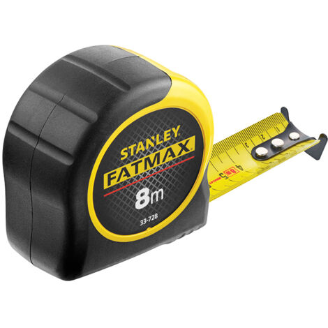 FatMax® BladeArmor 8m Pocket Tape Measure with 32mm Width, Locking Plastic Case, Durable Blade Protection, and EG II Design