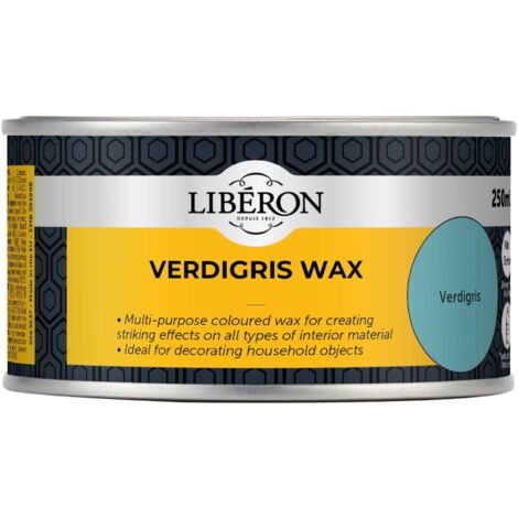 Liberon Verdigris Wax 250ml - Authentic Patina Finish for Wood and Metal Surfaces (1/2)