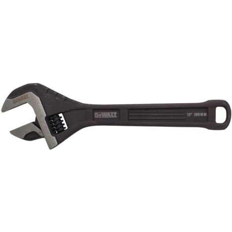 DeWALT Fully Metal Adjustable Wrench, 250 mm (10-inch), Model DWHT80268-0