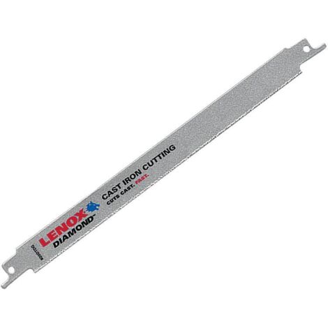 LENOX 1766338 Double Tang DIAMOND Reciprocating Saw Blade 225mm LEN1766338