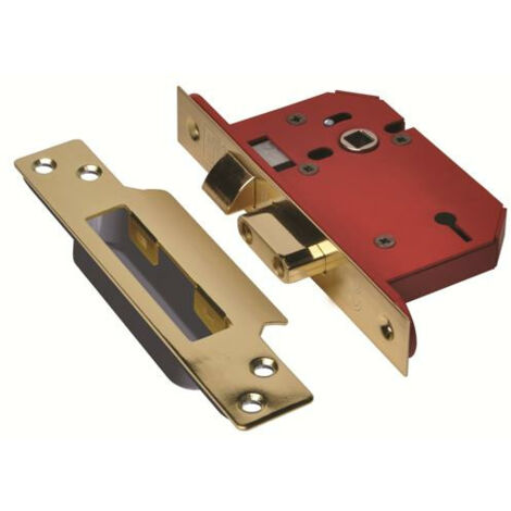 UNION StrongBOLT 2203S 3 Lever Mortice Sashlock Stainless Steel 68mm 2.5in Visi UNNY2203SS25