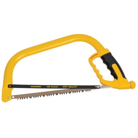 Roughneck 300mm (12-inch) Bowsaw with Durable Frame and Sharp Blade for Precise Cutting (1/3)