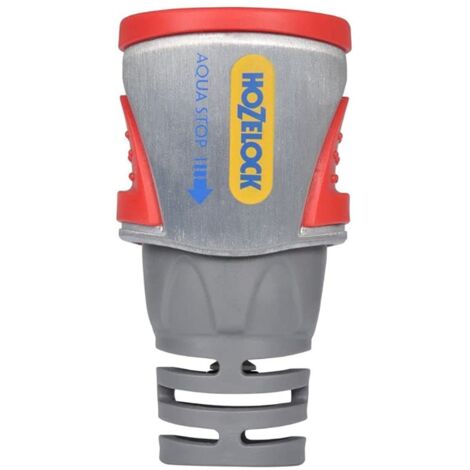 Hozelock 2035 Pro Metal AquaStop Hose Connector 12.5-15mm (1/2-5/8in) HOZ2035
