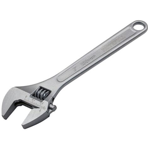 Faithfull Chrome Adjustable Spanner 200mm (8-inch) with Model Number FAIAS200MC