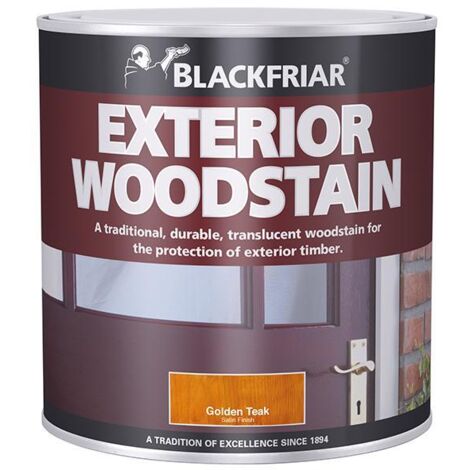 Blackfriar BF0010001D1 Traditional Exterior Woodstain Golden Teak 1 litre BKFTEWSGT1L