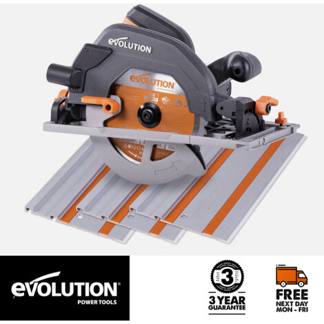 Evolution Power Tools R185CCSX Circular Track Saw Kit 185mm 1600W 240V EVL185CCS