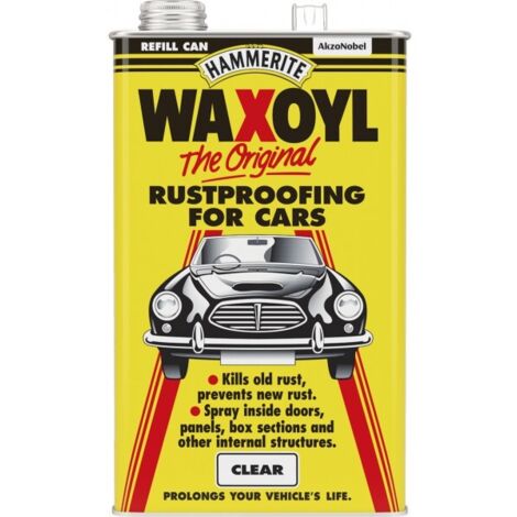 Hammerite 5092941 Waxoyl Refill Can Clear 5 Litre HMMWAXOYLCL