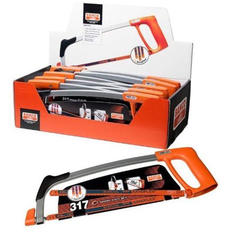 Bahco 317-10P-DISP-PROM Hacksaw Frame & Blade Display of 10 BAH31710PAV (1/3)