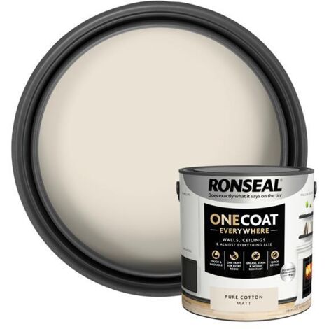 Ronseal One Coat Everywhere Interior Pure Cotton Matt 2.5L
