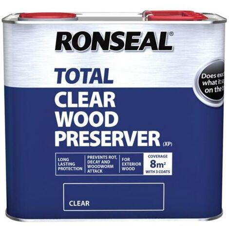 Ronseal 38584 Trade Total Wood Preserver Clear 2.5 litre RSLTTWPCL25L