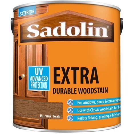 Sadolin 5028552 Extra Durable Woodstain Burma Teak 2.5 litre SAD5028552