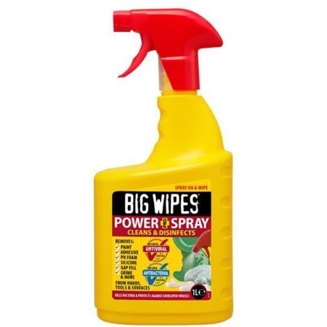 Big Wipes 2448 0000 Power Spray Pro+ Antiviral Cleaning Spray 1 litre BGW2448