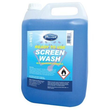 Decosol Ready Mixed Screenwash All Seasons Formula 5 litre (1/4)