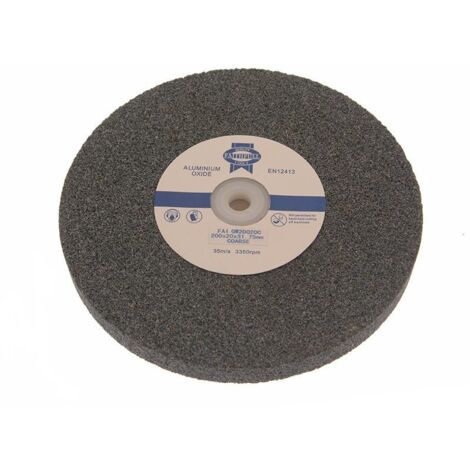 Faithfull General Purpose Grinding Wheel 200 x 20mm Green Grit