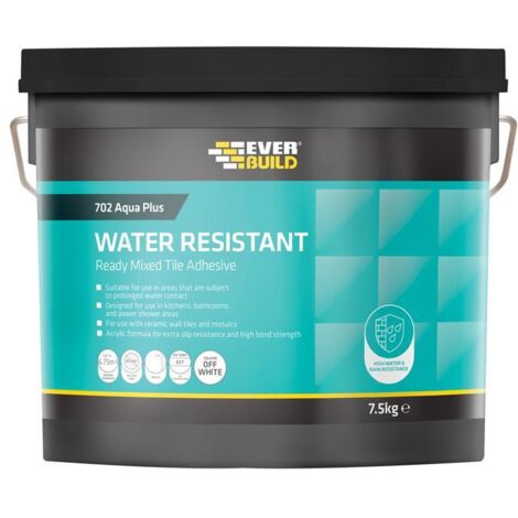 Everbuild Sika 702 Water Resistant Tile Adhesive 16kg/10 litre EVBRES10