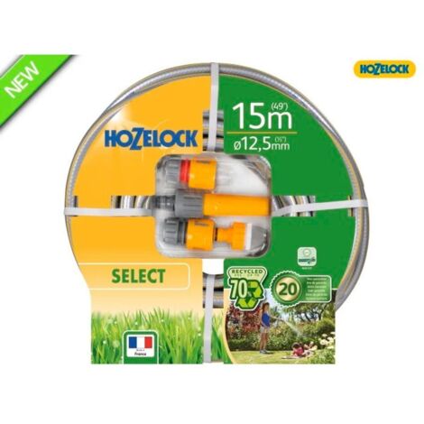 Hozelock Starter Hose Starter Set 15m 12.5mm 1/2in Diameter 7215P HOZ100100581