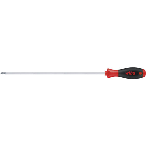 Wiha Screwdriver SoftFinish® Pozidriv with round blade PZ2 x 300 mm (26455)