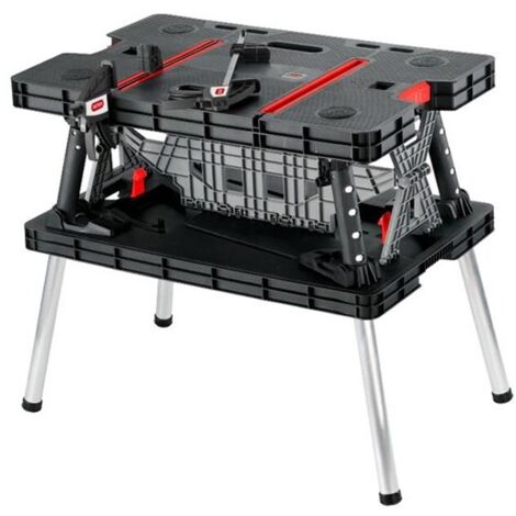 Keter Folding Work Table with Clamps (1/5)