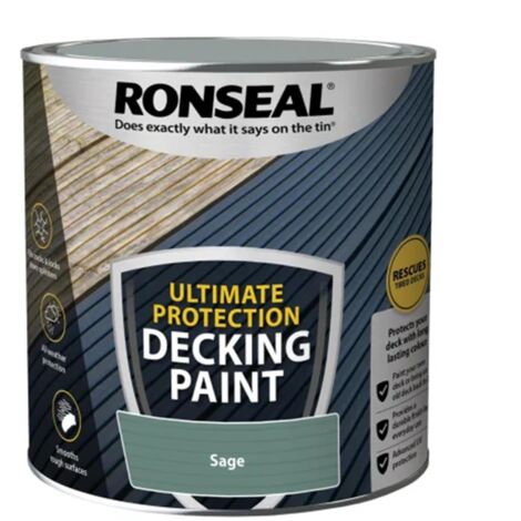 Ronseal Ultimate Protection Decking Paint Sage 2.5 litre