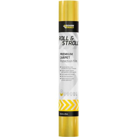 Everbuild ROLL20 Roll & Stroll Premium Carpet Protector 600mm x 25m EVBROLL20 (1/5)