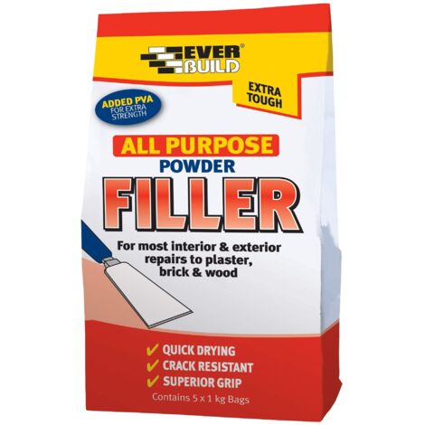 Everbuild FILL5 All Purpose Powder Filler 5kg EVBFILL5