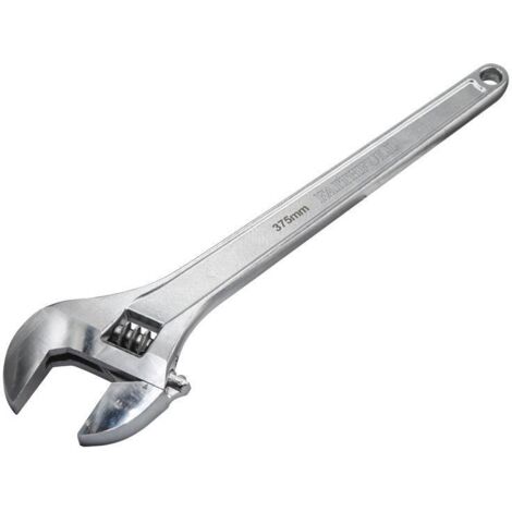 Faithfull Chrome Adjustable Spanner 375mm 15in Capacity 45mm FAIAS375MC