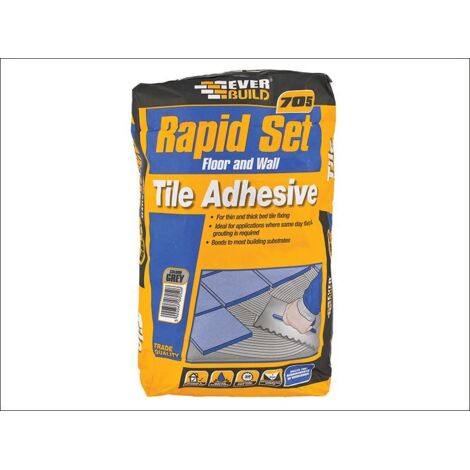 Everbuild RAPID20 705 Rapid Set Tile Mortar 20kg EVBRAPID20