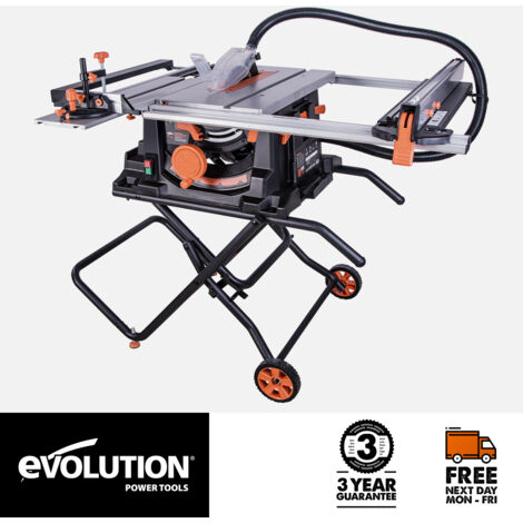 Evolution Power Tools RAGE 5-S Multi-Purpose Table Saw 255mm 1800W 240V EVLRAGE5