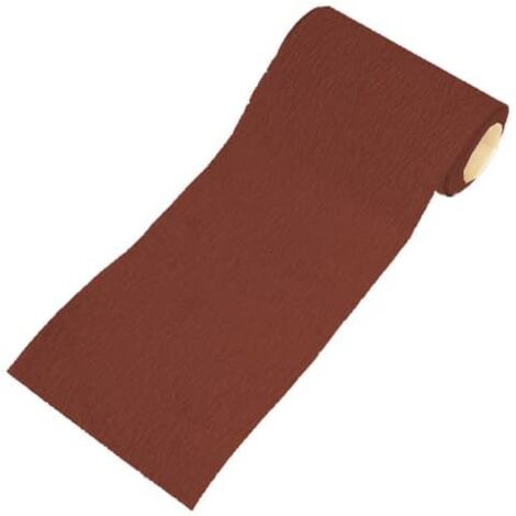 Aluminium Oxide Sanding Paper Roll Red Heavy-Duty 115mm x 50m 80G (1/2)