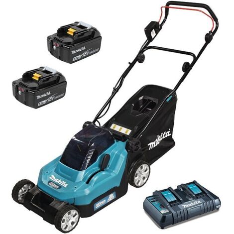 Makita LXT Lawnmower 36V 2 x 18V 5.0Ah Li-ion Batteries DLM382CT2