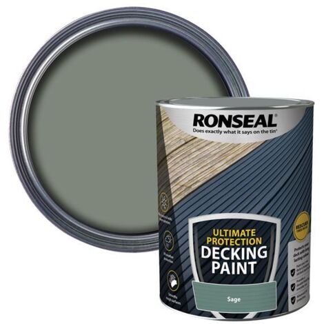 Ronseal Ultimate Protection Decking Paint Willow 5 litre