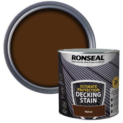Ronseal Ultimate Protection Decking Stain Walnut 2.5 litre (1/5)