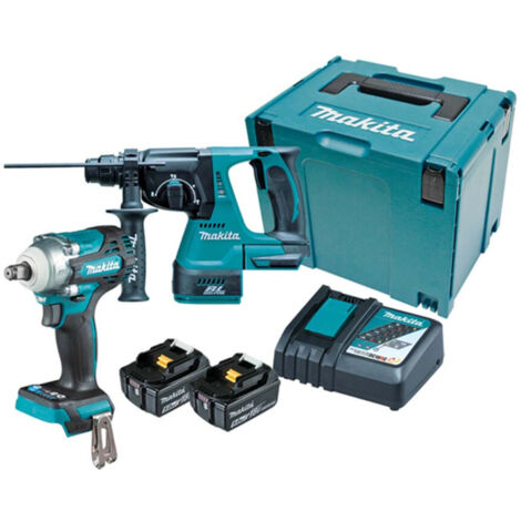 Makita DLX2372TJ Twin Pack 18V 2 x 5.0Ah Li-ion MAKDLX2372TJ (1/5)