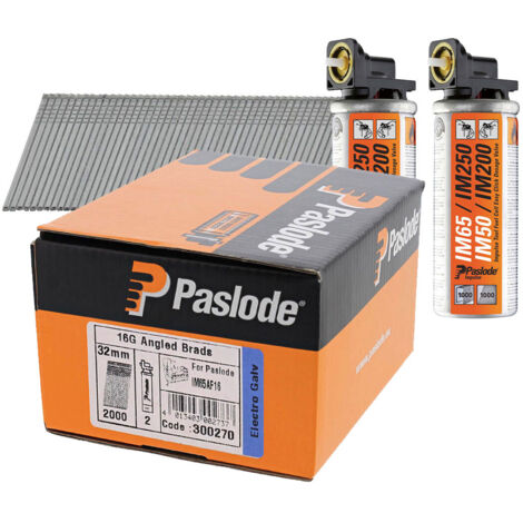 PASLODE 300270 32mm ANGLED BRADS   IM65A