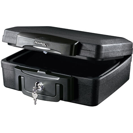 Master Lock H0100 Small Key Locking Fire & Water Chest MLKH0100