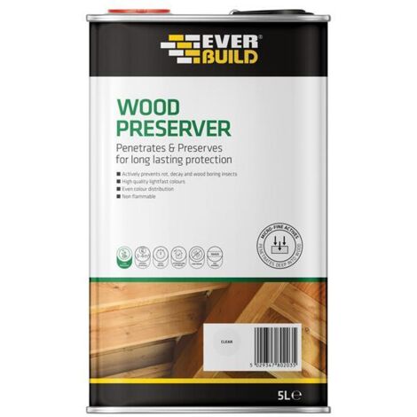 Everbuild LJDO05 Wood Preserver Dark Oak 5 litre EVBLJDO05