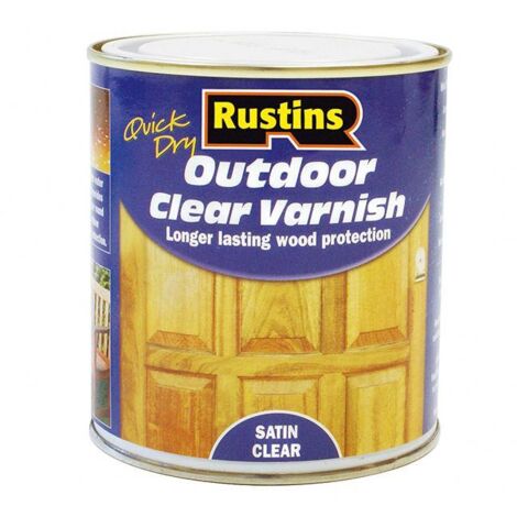 Rustins EAVS1000 Exterior Varnish Satin 1 litre RUSEVS1L