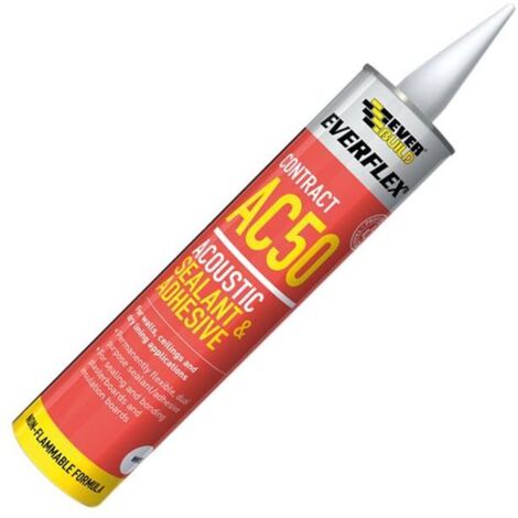 Everbuild AC50900 Everflex AC50 Acoustic Sealant & Adhesive 900ml EVBAC50900