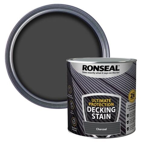 Ronseal 39108 Ultimate Protection Decking Stain Charcoal 2.5 litre RSLNUDSC25L