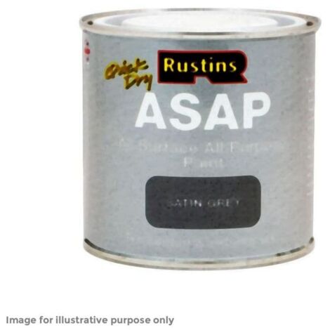 Rustins ASAPLG1000 ASAP Paint Light Grey 1 litre RUSASAPLG1L
